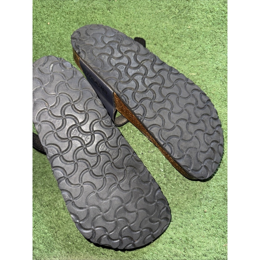 Birkenstock Gizeh Thong Sandals Black Metallic Size‎ 39 - Picture 4 of 5